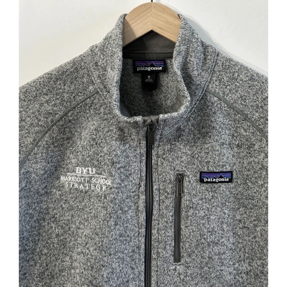 Mens Patagonia Better Sweater Vest BYU Marriott School XL EC 25881 Brigham Young